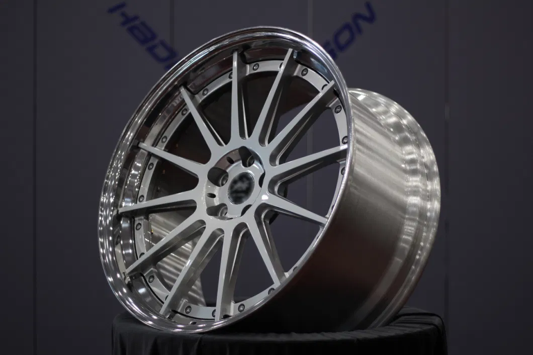 Hadison HD2p1046 for Work Design Custom Polished Deep Lip 2/3 Pieces Forged Alloy Wheel Rim 17"18" 19" 20" 21" 22" 23 "24" Inch